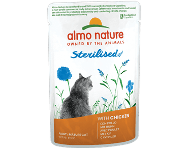 ALMO NATURE HOLISTIC STERILISED S KURACÍM 70G
