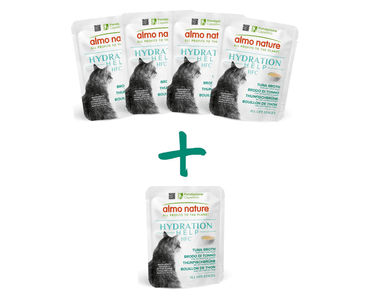 ALMO NATURE HFC HYDRATAČNÍ KAPSIČKA - TUŇÁKOVÝ VÝVAR S FILETY 50G 4+1 ZDARMA
