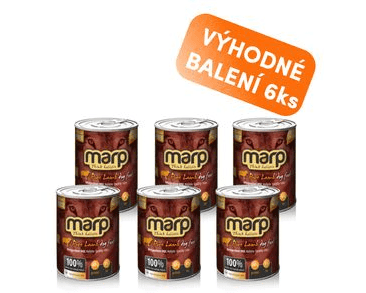 MARP LAMB KONZERVA PRE PSOV S JAHŇACÍM 6X400G