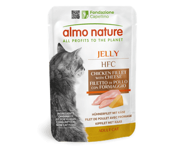ALMO NATURE HFC JELLY - KURACÍ FILET A SYR V ŽELÉ 55G