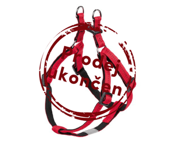 NOBBY SOFT GRIP POSTROJ NYLON 50-72CM / 20MM ČERVENÁ