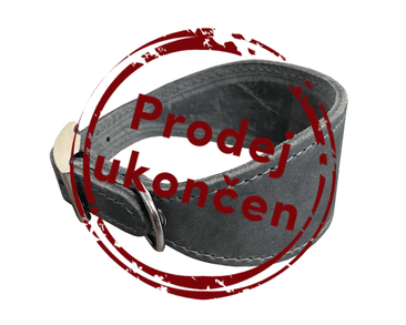 KOŽENÝ OBOJEK VIPET - ŠEDÁ