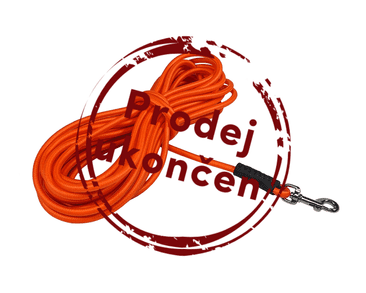 BAFPET VODÍTKO STOPOVACIE POLYTRACE, OKRÚHLE - ORANŽOVÁ