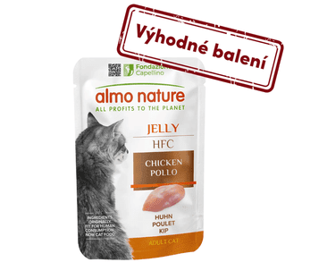 ALMO NATURE HFC JELLY - KURACIE PRSIA V ŽELÉ 55G VÝHODNÉ BALENIE 24KS