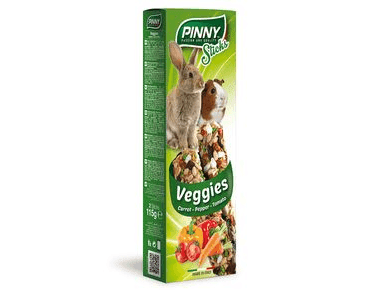 PINNY TYČINKA SO ZELENINOU PRE KRÁLIKY A MORČATÁ 115G EXP 07/2025 ZĽAVA 20%