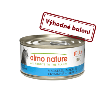 ALMO NATURE HFC JELLY - MAKRELA 70G VÝHODNÉ BALENIE 24KS