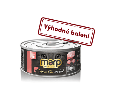 MARP SALMON FILET  KONZERVA PRE MAČKY S FILETY Z LOSOSA 12X70G