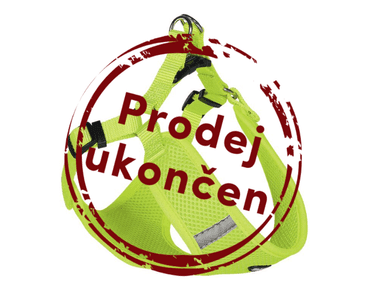 NOBBY HRUDNÝ POSTROJ XXS NEON ŽLTÁ