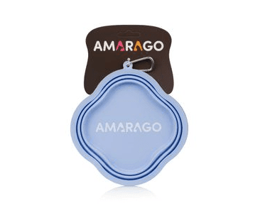 AMARAGO SILIKÓNOVÁ SKLADACIA MISKA 1000ML MODRÁ