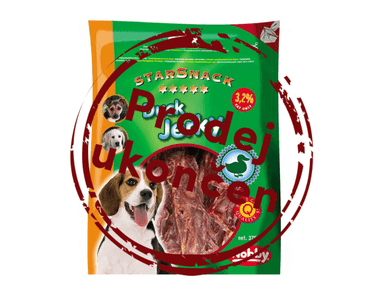 NOBBY STARSNACK DUCK JERKY SUŠENÁ KAČACÍ SVALOVINA 375G