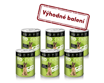 DOXNEO LAMB KONZERVA PRE PSOV S JAHŇACÍM 6X400G