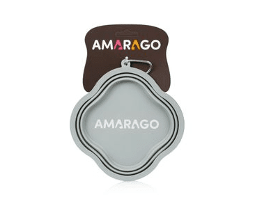 AMARAGO SILIKÓNOVÁ SKLADACIA MISKA 1000ML - ŠEDÁ