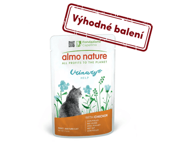 ALMO NATURE HOLISTIC URINARY HELP - S KURACÍM 70G VÝHODNÉ BALENIE 30KS
