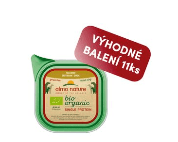 ALMO NATURE BIO SINGLE PROTEIN MORKA 11X150G VÝHODNÉ BALENIE