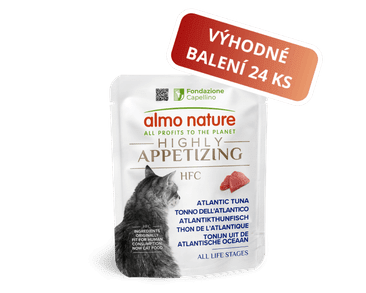 ALMO NATURE HFC HIGHLY APPETIZING - ATLANTICKÝ TUNIAK 24X50G