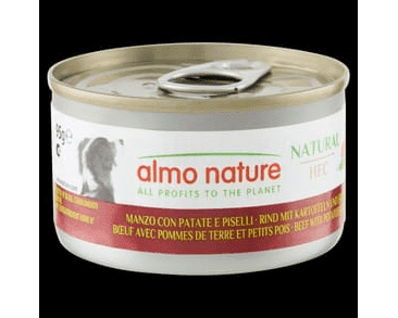 ALMO NATURE HFC NATURAL - HOVÄDZIE SO ZEMIAKMI A HRÁŠKOM 95G