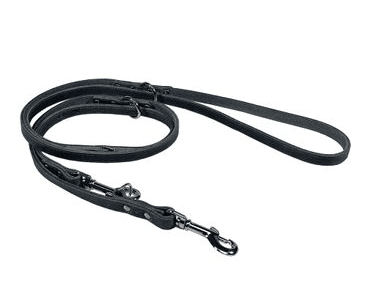 BAFPET VODÍTKO PREPÍNACIE Z MASTENEJ KOŽE ZUBR - SIVÁ