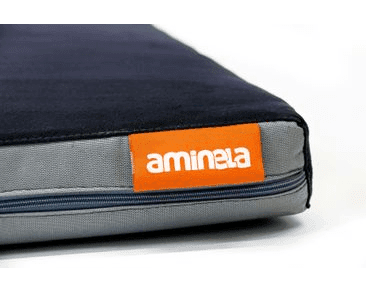 MATRACE AMINELA - 80X60X10CM HALF AND HALF ČIERNA/SIVÁ