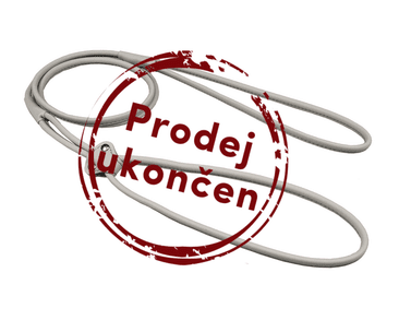 PREDVÁDZACIE VODÍTKO ZO ŠITEJ GUĽATEJ KOŽE - SIVÁ