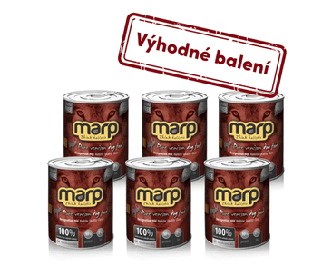 MARP VENISON KONZERVA PRE PSOV S DIVINOU 6X800G