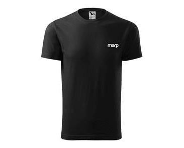 MARP PÁNSKE TRIČKO SIGNATURE - ČIERNE