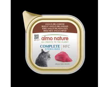 ALMO NATURE HFC COMPLETE STERILIZED - HOVÄDZIE PRE KASTROVANÉ MAČKY 85G