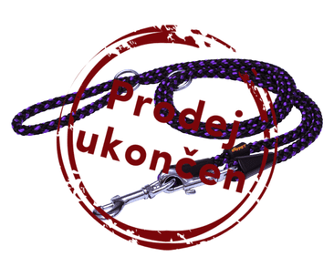 BAFPET LANOVÉ PREPÍNACIE VODÍTKO UZLÍK 10MM - FIALOVÁ