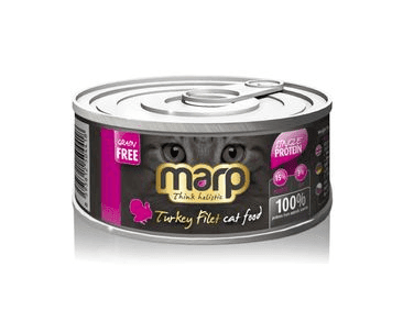 MARP TURKEY FILET KONZERVA PRE MAČKY S MORČACÍMI PRSIAMI 12X70G