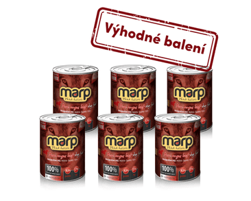 MARP ANGUS BEEF KONZERVA PRE PSOV S HOVÄDZÍM 6X400G