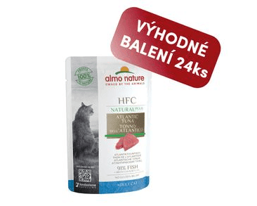 ALMO NATURE HFC NATURAL PLUS - ATLANTICKÝ TUNIAK 55G  VÝHODNÉ BALENIE 24KS