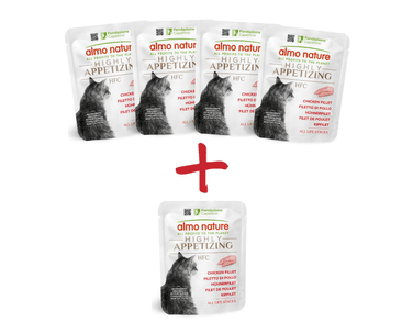 ALMO NATURE HFC HIGHLY APPETIZING - KUŘECÍ FILET 50G 4+1 ZDARMA