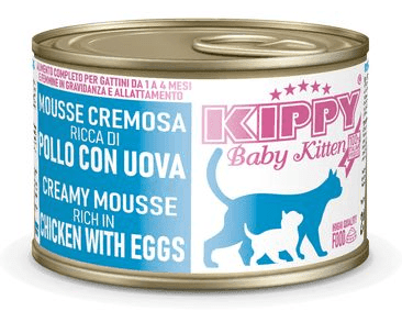KIPPY BABY KITTEN KRÉMOVÁ PENA S KURAŤOM PRE MAČKY 200G