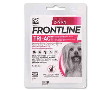 FRONTLINE TRI-ACT SPOT-ON PRE PSOV XS (0,5ML) 2-5KG