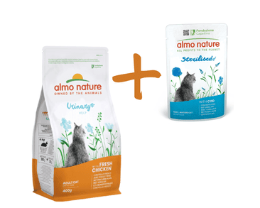 ALMO NATURE URINARY HELP – PRE ZDRAVÉ MOČOVÉ CESTY, S ČERSTVÝM KURACÍM 400G + TRESČIA KAPSIČKA ZADARMO