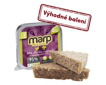 MARP MIX VANIČKA PRE PSOV KURA+ZELENINA 16X100G