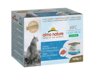 ALMO NATURE HFC NATURAL LIGHT MEAL CAT MEGAPACK ATLANTICKÝ TUNIAK 4X50G