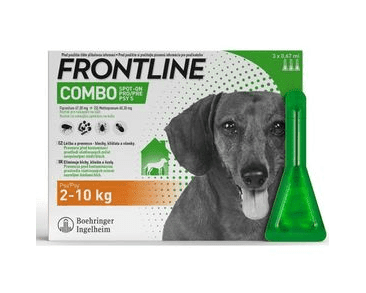 FRONTLINE COMBO SPOT ON PRE PSOV 3 X 0,67 ML, 2-10KG (S)