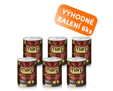 MARP CHICKEN KONZERVA PRE PSOV S KURACÍM 6X400G