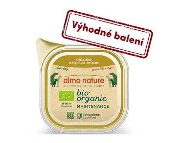 ALMO NATURE BIO ORGANIC - VANIČKA PRE PSOV S MORKOU 100G VÝHODNÉ BALENIE 32KS