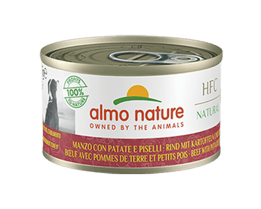 ALMO NATURE HFC DOG - HOVĚZÍ S BRAMBOREM A HRÁŠKEM 95G