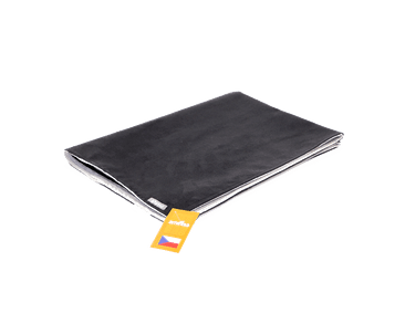 AMINELA CESTOVNÁ DEKA L 120X80 ČIERNA/SIVÁ