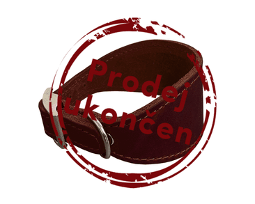 KOŽENÝ OBOJEK VIPET - HNĚDÁ