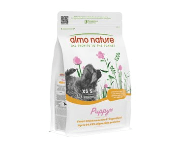 ALMO NATURE HOLISTIC PUPPY XS-S - S ČERSTVÝM KURACÍM 2KG