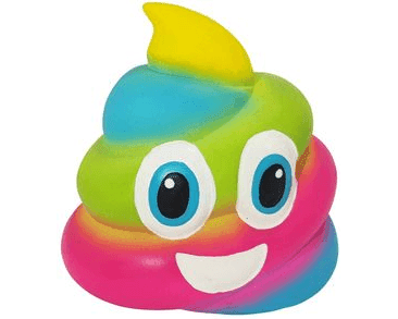 NOBBY LATEXOVÁ HRAČKA PRE PSOV RAINBOW POOP 11CM