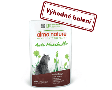 ALMO NATURE HOLISTIC ANTI HAIRBALL S HOVÄDZÍM 70G VÝHODNÉ BALENIE 30KS