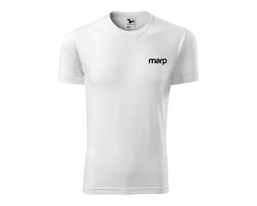 MARP PÁNSKE TRIČKO SIGNATURE - BIELE