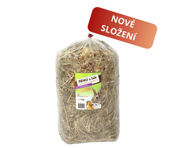 PUČÁLKA LÚČNE SENO S BYLINKAMI 1KG