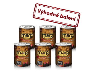 MARP BEEF KONZERVA PRE MAČKY S HOVÄDZÍM 6X400G