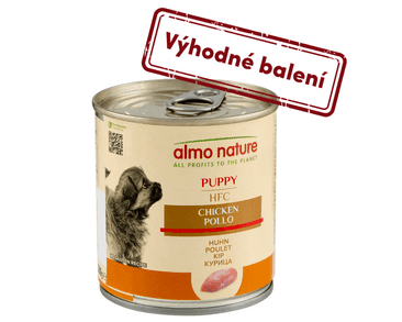 ALMO NATURE HFC - KURACIE PRE ŠTEŇATÁ 280G VÝHODNÉ BALENIE 12KS