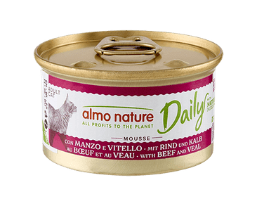 ALMO NATURE DAILY MENU - PENA S HOVÄDZÍM A TEĽACÍM 85G